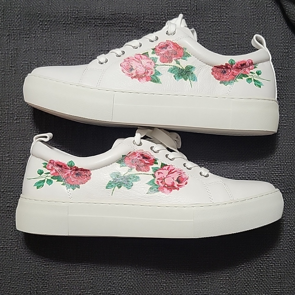 J/Slides Rose Print Sneakers